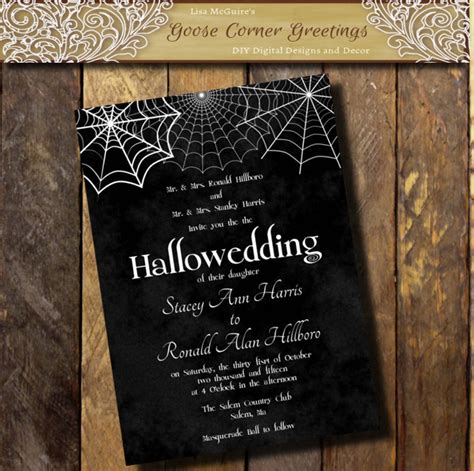 wedding halloween invitations|free halloween wedding invitation templates.